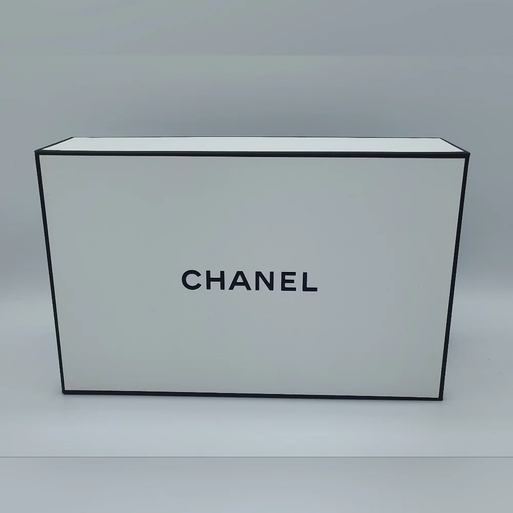 CHANEL Large Boutique Gift Box Set w/ Ribbon, Cards & Tissue | Luxe Storage